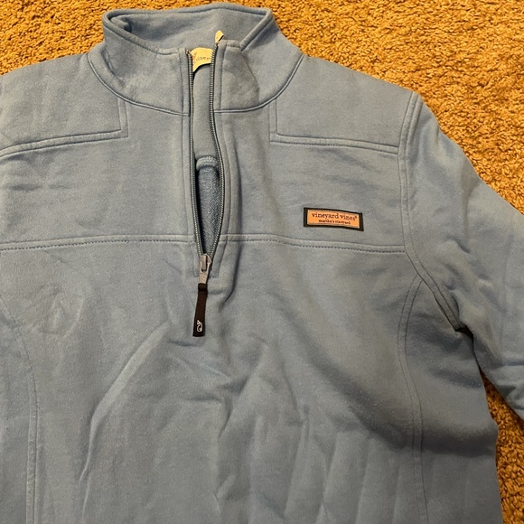 Vineyard vines quarter zip blue pull over - Picture 5 of 7